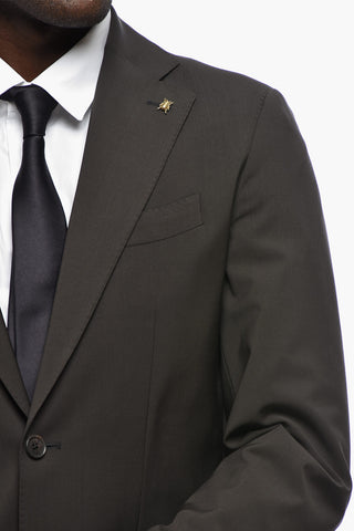 CC COLLECTION Zweiknopf-Anzug aus Schurwolle mit Stretch