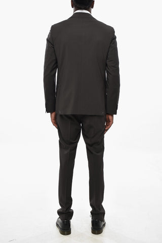 CC COLLECTION Zweiknopf-Anzug aus Schurwolle mit Stretch