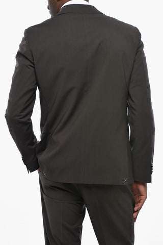 CC COLLECTION Zweiknopf-Anzug aus Schurwolle mit Stretch