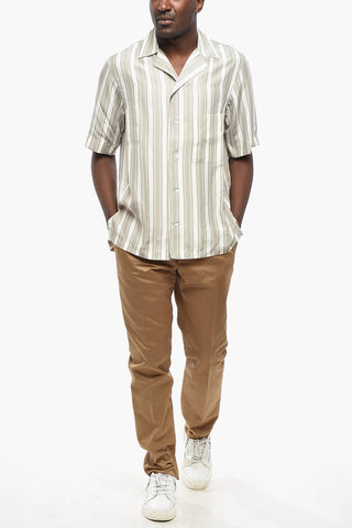 CIRCLE Silk Striped Shirt