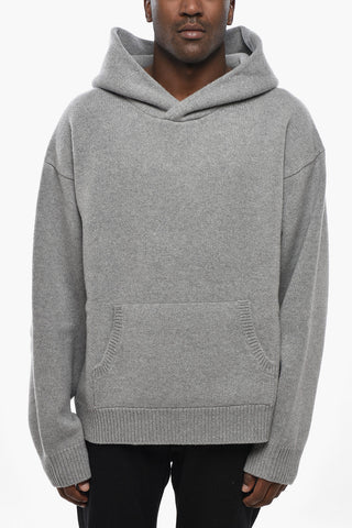 Wool-Knit Hoodie