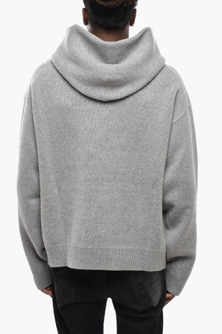 Wool-Knit Hoodie