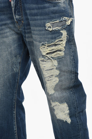 Jeans Bro Fit in Denim Distressed 16cm
