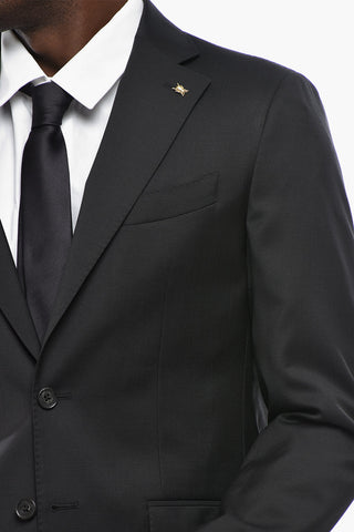 CC COLLECTION 투피스 순모 수트 플랩 포켓