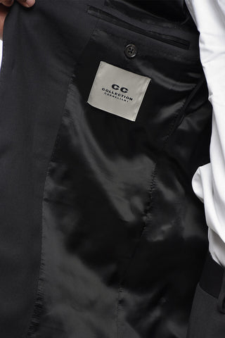CC COLLECTION 투피스 순모 수트 플랩 포켓