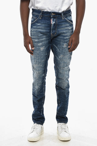 Cool Guy Fit Vintage-Effect Denim Jeans 17cm
