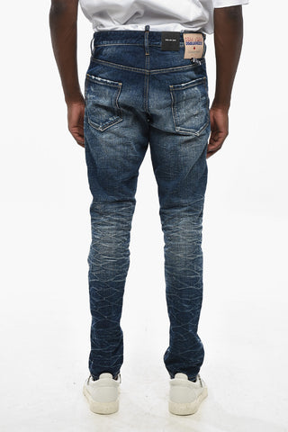 Cool Guy Fit Vintage-Effect Denim Jeans 17cm