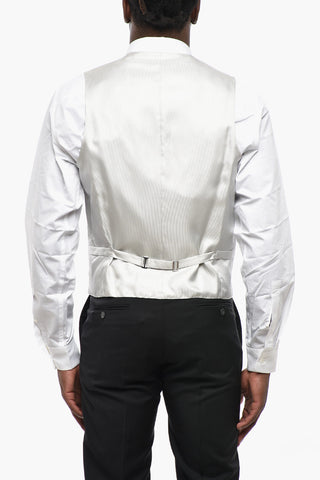CC COLLECTION Weste Aus Satin Mit Leistentaschen