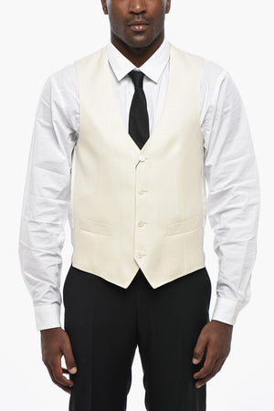 Wool-Blend Jacquard Waistcoat CERIMONIA ACADEMY