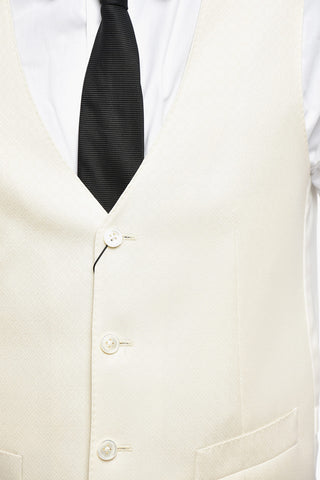 Weste CERIMONIA ACADEMY aus Jacquard-Wollmischung