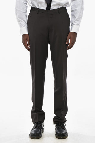 CC COLLECTION Virgin Wool Slim-Fit-Anzug With Stretch