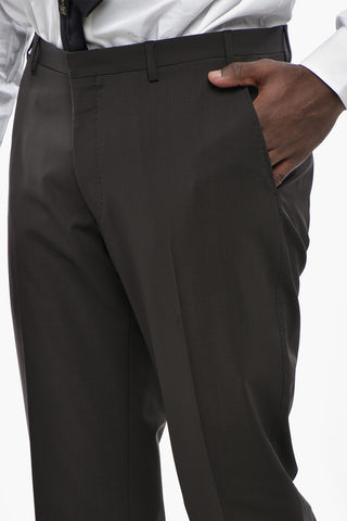 CC COLLECTION Virgin Wool Slim-Fit-Anzug With Stretch