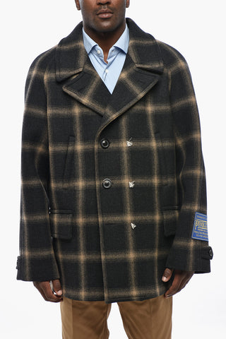 Camicia Pendleton Oversize con Motivo Tartan
