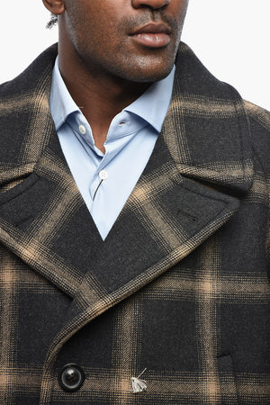 Pendleton Oversized Shirt with Tartan Pattern