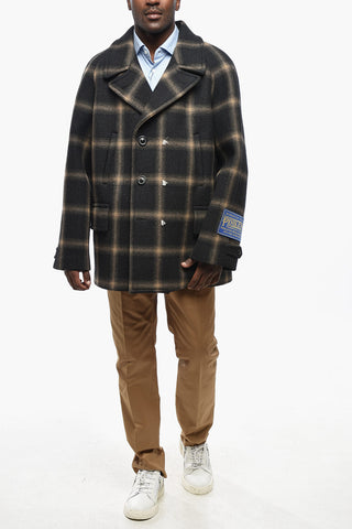 Camicia Pendleton Oversize con Motivo Tartan