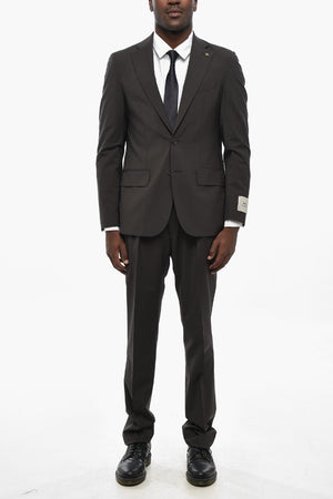 CC COLLECTION Zweiknopf-Anzug aus Schurwolle mit Stretch