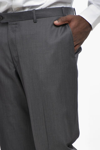 CC COLLECTION Virgin Wool Suit with Peak Lapel