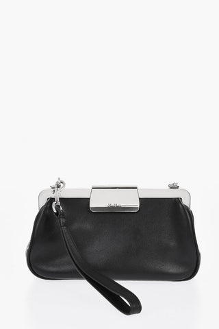 Leather Clutch With Snap Closure