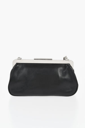 Leather Clutch With Snap Closure