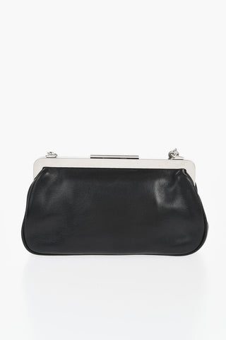 Leather Clutch With Snap Closure