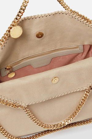 Tasche Aus Veganem Leder FALABELLA Mit Goldfarbener Kette