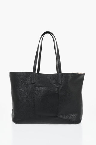 Reversible Pebbled Leather Tote