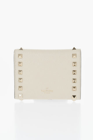 GARAVANI Hammered Leather Wallet with Studs