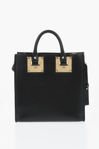 Tote Bag ALBION Aus Leder Regida Mit Goldenen Details