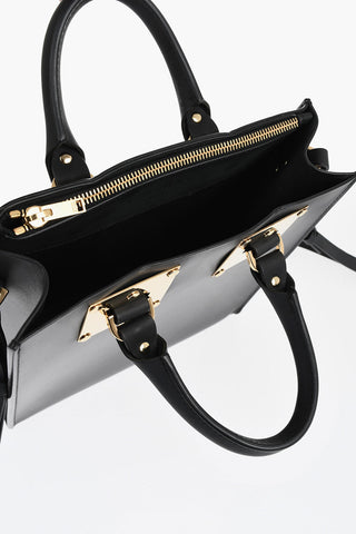 Tote Bag ALBION Aus Leder Regida Mit Goldenen Details