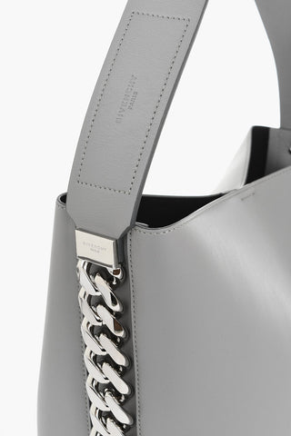 Borsa A Spalla In Pelle Con Dettaglio Catena