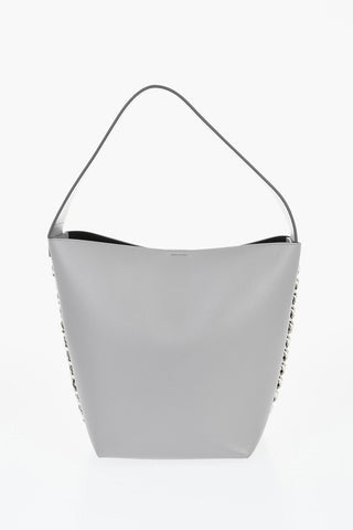 Borsa A Spalla In Pelle Con Dettaglio Catena
