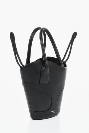 Bucket Bag Aus Leder In Uni