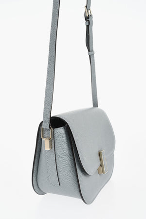 Schultertasche aus Leder mit Magnetverschluss