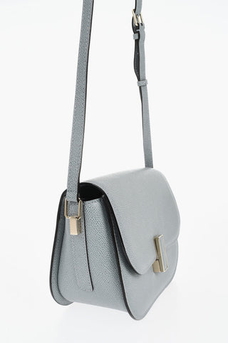 Schultertasche aus Leder mit Magnetverschluss
