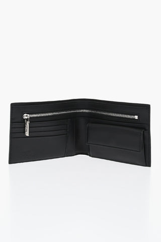 Coated Cotton Paisley Jacquard Bifold Wallet
