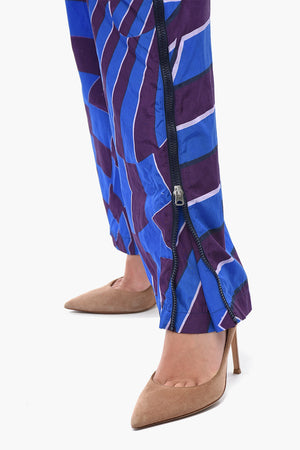 Pantaloni in Nylon Fantasia TEO con Full Zip Laterali