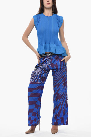 Pantaloni in Nylon Fantasia TEO con Full Zip Laterali