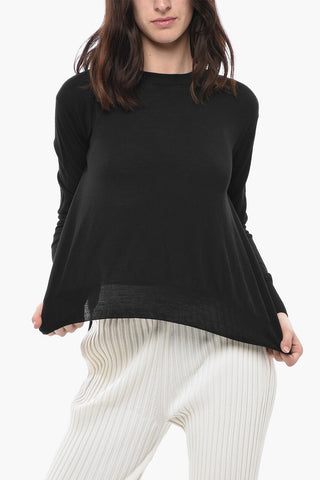 Maglia Girocollo LARGE VOLUME in Lana