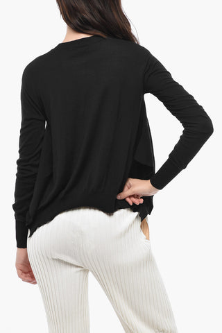 Maglia Girocollo LARGE VOLUME in Lana