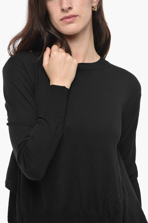 Maglia Girocollo LARGE VOLUME in Lana