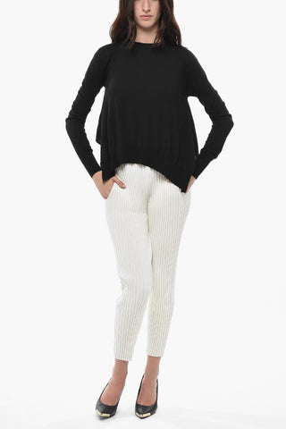 Maglia Girocollo LARGE VOLUME in Lana