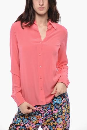 Camicia in Seta con Collo Classico