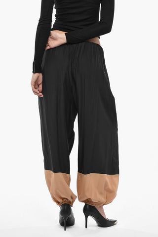 Pantaloni a Palloncino AGNES in Seta Bicolore