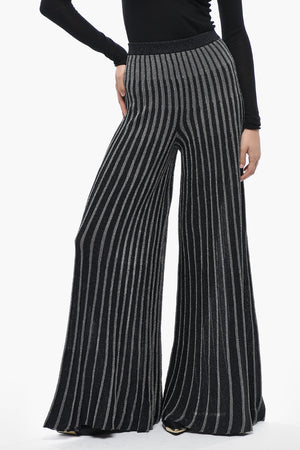 Pantaloni Palazzo EVERYDAY in Lurex a Coste
