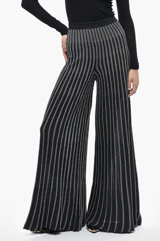 Pantaloni Palazzo EVERYDAY in Lurex a Coste