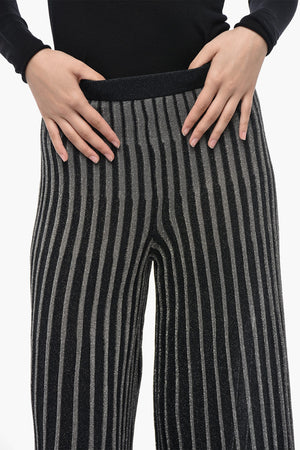 Pantaloni Palazzo EVERYDAY in Lurex a Coste