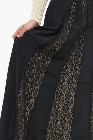 Gonna Midi in Chiffon ANABELLA con Inserti in Pizzo