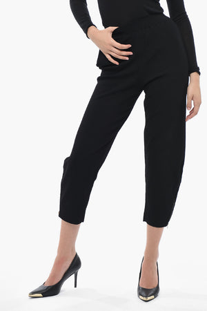 Pantaloni Elasticizzati Con Dettagli Zip