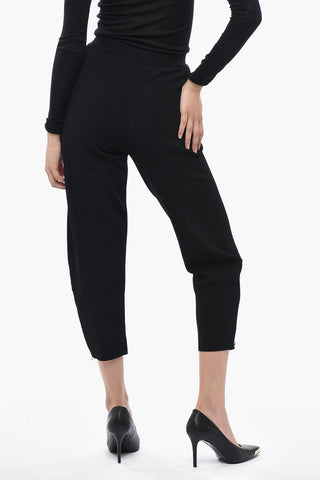 Pantaloni Elasticizzati Con Dettagli Zip