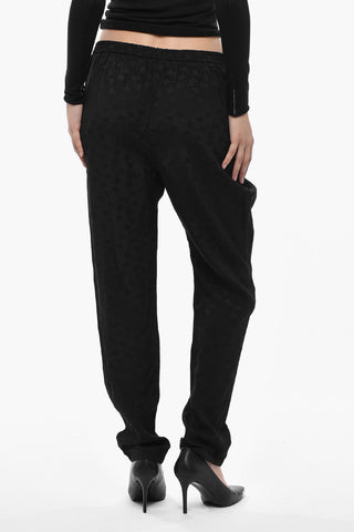 Pantaloni CHRISTINE Con Motivo Floreale Ton sur Ton